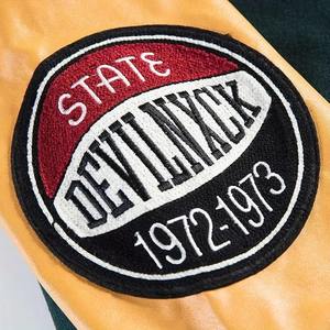 Chaquetas universitarias personalizadas de alta calidad ODM OEM para hombre, diseño único de moda de calle de invierno con etiquetas de parches de logotipo - Product Image 5