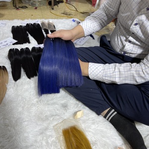 Gran oferta, gran oferta, pelo liso y sedoso, trama cruda, hueso dibujado doble, cutícula recta, máquina alineada, trama doble, pelo crudo Hai - Product Image 2