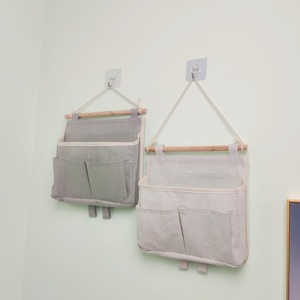 25*27*6cm cotone lino a parete <span class=keywords><strong>salvaspazio</strong></span> Organizer casa ufficio corridoio organizzazione <span class=keywords><strong>bagno</strong></span> corridoio appeso borsa di stoccaggio - Product Image 5