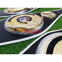 Ceintures de boxe personnalisées Sialkot Pakistan World Boxing Mma Championship Belts Logo personnalisé Ceinture de championnat de boxe