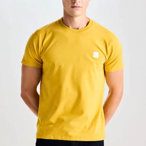 SUPIPIMA T-SHIRT À MANCHES COURTES EN COTON COL ROND EN CAOUTCHOUC LOGO PERSONNALISÉ T-SHIRTS 100% - Product Image 6