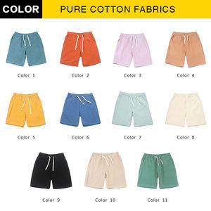 Pantalones cortos de chándal para hombre de diseño personalizado al por mayor 100% algodón sólido de peso pesado 260G ropa de calle Jogger de gran tamaño informal para hombre en blanco - Product Image 6