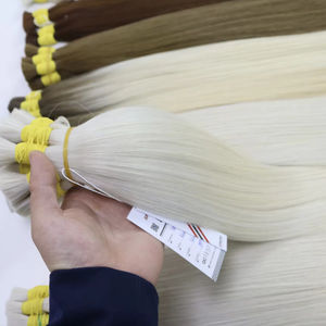 Extensions de cheveux en vrac de qualité de luxe Cheveux vietnamiens Double noyade 100 grammes Couleurs claires 26 pouces - Product Image 1