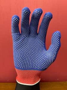 ถุงมือนิรภัยโพลีเอสเตอร์13เกจ, ถุงมือไนลอนกันความร้อนกันลื่นขนาด XL ป้องกันการลื่น - Product Image 3