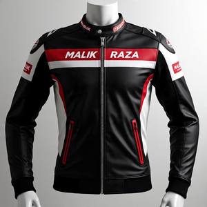 Blouson de moto en cuir personnalisé - Fabriqué sur mesure, variété de tailles et de couleurs, options de logo, vente en gros et au détail - Product Image 1