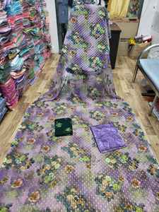 Tela de Algodón Personalizada Colorida, 3 Piezas, Ecológica, de Lujo, para Confección de Hermosos Vestidos Africanos, Ropa Tradicional, Moda Única - Product Image 4