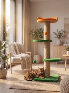 Torre para Gatos Moderna Amistar Derevo de Alta Calidad, Edición Premium, para Gatos de Todos los Tamaños - Product Image 4