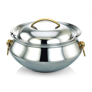 Cazuela de Metal de calidad superior de nuevo estilo con tapa para olla caliente que sirve en la cocina y almacenamiento de alimentos - Product Image 1