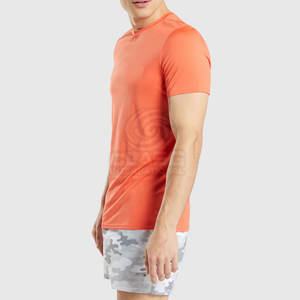 เสื้อยืดออกกำลังกายแบบนุ่มออกแบบได้ตามต้องการ - Product Image 3