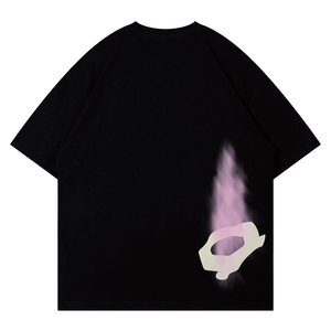 Camisetas gráficas de gran tamaño con estampado de abullonado para hombre de alta calidad, ropa de calle, Camiseta holgada de algodón Premium con gran oferta - Product Image 2