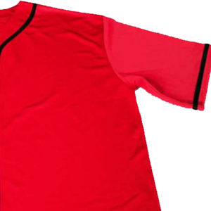 Maillots de sport de baseball unisexes respirants sur mesure, conception personnalisée, jersey uni, sublimation, fabrication sur commande, grandes tailles, anti-UV, séchage rapide - Product Image 3