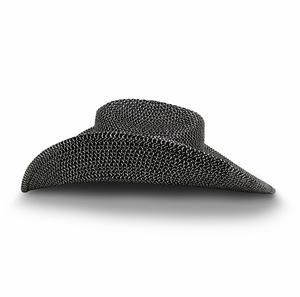 Black Vuelta Colombia Handmade Palm <b>Hat</b> | <b>Summer</b> Outdoor Casual Adjustable Unisex <b>Hat</b> | OEM & ODM Manufacturer - Product Image 3
