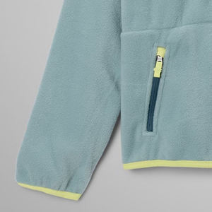 Fleece Material Boys Stand Collar Sweatshirt For Daily Wear / Casual Wear Relaxed Fit 2026 With Long Sleeves Custom Logo Design - Product Image 3