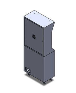 Cabina de Fotos Móvil Personalizada Bajo Demanda, Quiosco, Soporte de Exhibición, Almacenamiento con Cerradura, Sistema de Ventilación Integrado - Product Image 3