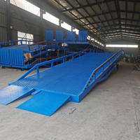 Rampe de chargement de conteneurs en acier 6T/8T/10T/12T/15T/20T, niveleur de quai pour entrepôt, chariot élévateur électrique ou manuel, hauteur de levage 1.1-1.8m, 11.4m