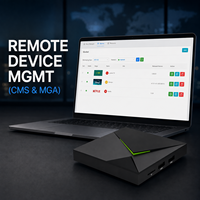 Q11 Android 14 TV Box S905X4 4GB 32GB 8K 1000M LAN BT Control Remoto por Voz Widevine L1 Aplicación Personalizada 1 unidad MOQ Gestión de Dispositivos TV CMS Precio