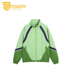 Coupe-vent en nylon blanc personnalisé coupe-vent en nylon pour hommes survêtement en nylon lourd - Product Image 1