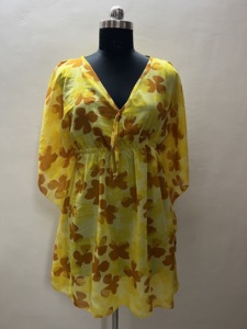 Comodidad sin esfuerzo para el día a día de las mujeres Vestido de caftán corto Impreso Casual Ropa de oficina para el trabajo Verano Playa Top Ropa de fiesta de vacaciones - Product Image 4