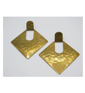 Pendiente redondo de latón de boda para mujer con forma elegante, diseño mordiente, calidad admirable al costo más bajo, diseño clásico - Product Image 4