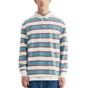 Nouveau Polo de Rugby Homme 2026 à Manches Longues et Coupe Oversize avec Logo Personnalisé – Qualité Supérieure, Fabrication OEM - Product Image 5