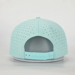 Gorra de béisbol de Golf de 5 paneles personalizada VN OEM, logotipo bordado 3D, agujeros cortados con láser, cuerda, Cierre trasero de plástico, Material impermeable - Product Image 5