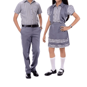 Uniforme scolaire pour filles disponible en toutes tailles de différentes couleurs et meilleur matériau léger, respirant et protection solaire - Product Image 5