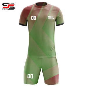 Ropa deportiva de fábrica, sublimación hecha a medida, camiseta de fútbol de calidad superior lisa, ropa de equipo, nuevo diseño, uniformes de fútbol para hombres - Product Image 6