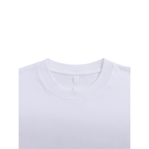 เสื้อยืดโอเวอร์ไซส์ผ้าฝ้ายพรีเมียม 220 GSM สำหรับทุกเพศ ระบายอากาศได้ดี ดีไซน์เนอร์ทีเชิ้ตสีพื้น - Product Image 5