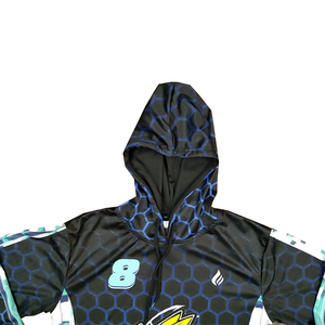 เสื้อฮู้ดกีฬาแขนยาวของผู้ชายเสื้อมีฮู้ดพิมพ์ซับลิเมชันสไตล์ต่างๆสำหรับโค้ช - Product Image 4