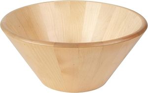 Grand bol de service en bois rustique Bol à vaisselle en bois d'acacia naturel écologique - Product Image 2