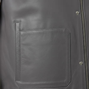 Gilet en cuir synthétique sans manches pour hommes Fournisseur d'usine OEM Vente en gros sur mesure Biker Fashion Motorcycle Riding Respirant - Product Image 5