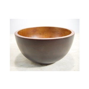 Design moderne Meilleure Vente Bol de Service en Bois de Bambou de Forme Élégante pour Salade de Riz Soupe Alimentaire Bol de Service en Bois - Product Image 1