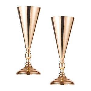 แจกันทรงแก้วไวน์เก๋ไก๋เหมาะสำหรับการตกแต่งภายในแบบร่วมสมัยและการออกแบบโต๊ะที่ซับซ้อนทำด้วยมือจากอินเดีย - Product Image 6