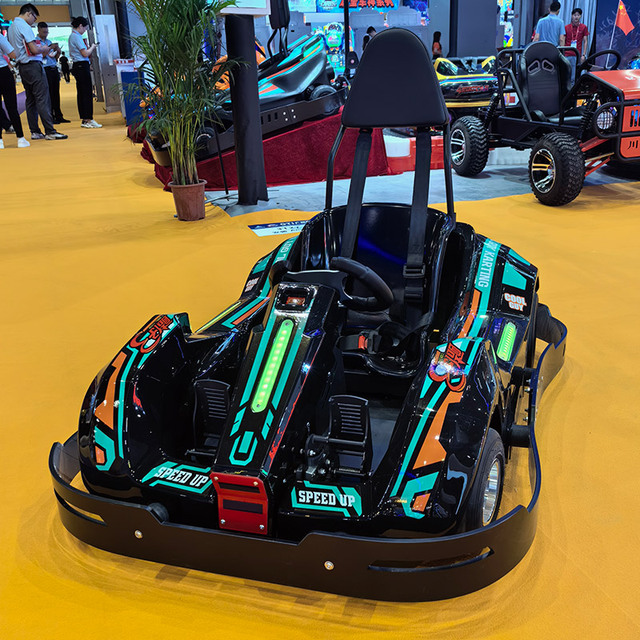 Commercial High-Speed Indoor Electric Go-Kart for Kids Durable Plastic and Metal Drift Karting Cart