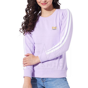 Ropa informal personalizada para mujer, sudaderas con hombros caídos para mujer con mangas elásticas y sudaderas con estampado de Pekín - Product Image 1