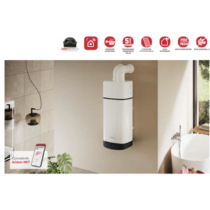 Calentador de Agua con Bomba de Calor Ariston NUOS PLUS S2 WI-FI WH de 150 Litros, Monobloque, Montado en Pared, R290, Eficiencia Energética A+ - Product Image 5
