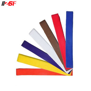 Zasson เข็มขัดแนวสปอร์ตใช้ได้ทั้งชายและหญิงเข็มขัดคาราเต้ลายแถบสีทำโลโก้ตามสั่ง - Product Image 4