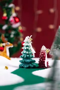 H.m.a เทียนงานฝีมือบรรยากาศสบายๆสำหรับตกแต่งโต๊ะเทศกาลคริสต์มาสงานเลี้ยงบรรยากาศในฤดูหนาว - Product Image 3