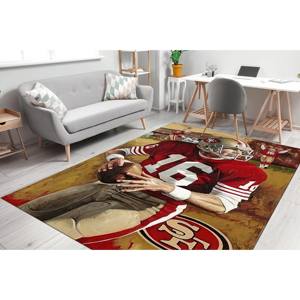 Tapis imprimé en 3D, tapis Joe Montana Sport Runner, tapis moderne antidérapant, tapis en velours - Product Image 4