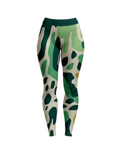 Leggings de yoga sans couture Gym Fitness avec logo personnalisé pour femmes Pantalon d'entraînement à sublimation avec logo à la taille - Product Image 5