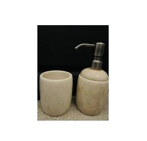 Vente en gros d'accessoires décoratifs pour la maison ensemble de salle de bain naturel de haute qualité effet marbre blanc best-seller - Product Image 3