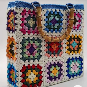 กระเป๋าถักโครเชต์สำหรับผู้หญิงกระเป๋าผ้าถักสะพายไหล่กระเป๋าถักโครเชต์น่ารักสำหรับเด็กผู้หญิงผลิตในเวียดนาม - Product Image 4
