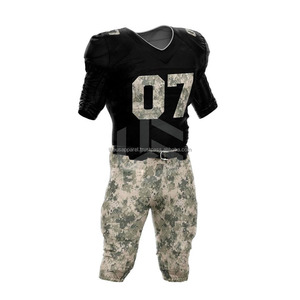 Custom Front American Football Uniform <b>Kit</b> Quick Dry Breathable Anti-Bacterial Anti-UV Jersey Pants for Sports Clubs <b>School</b> - Product Image 4