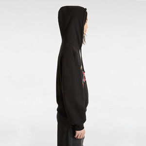 Sweat à capuche surdimensionné personnalisé de haute qualité décontracté 280gsm polaire hiver sérigraphie Streetwear Hip Hop femmes - Product Image 2