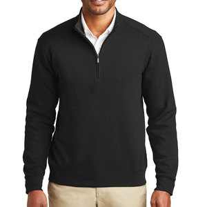 Pull-over à col en V pour hommes Pull-over en molleton de coton tricoté uni pour hommes - Product Image 1