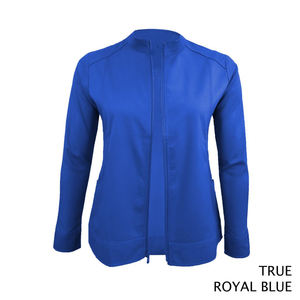 Venta caliente logotipo personalizado con cuello en V Scrub chaqueta ecológica uniforme médico Hospital enfermería Venta caliente personalizado Spandex Material - Product Image 1