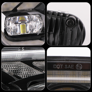 Faro LED para Motocicleta con Certificación DOT, Luz Alta y Baja, Estilo King <span class=keywords><strong>Fat</strong></span> Boy para Harley <span class=keywords><strong>Fat</strong></span> <span class=keywords><strong>Bob</strong></span> 2008-<span class=keywords><strong>2019</strong></span> - Product Image 4