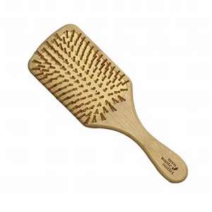 Innovador cepillo de pelo de madera Unisex estilo minimalista cierre abierto bambú toque masaje cepillo de pelo accesorios de moda para hombres - Product Image 4