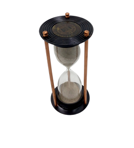 นาฬิกาทรายสีชมพูกันลื่นแสดงของตกแต่งบ้านสำนักงานนาฬิกาทราย15นาที30นาทีนาฬิกาทรายเข็มทิศด้านบน - Product Image 6