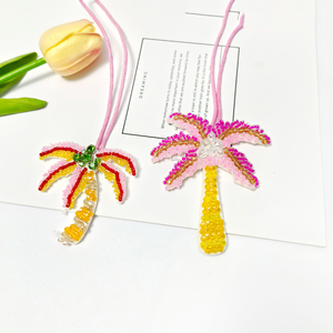 Pendentif sac spécial fait à la main avec coquille élégante étoile de mer hippocampe fruits conception strass perles accessoires mode - Product Image 2